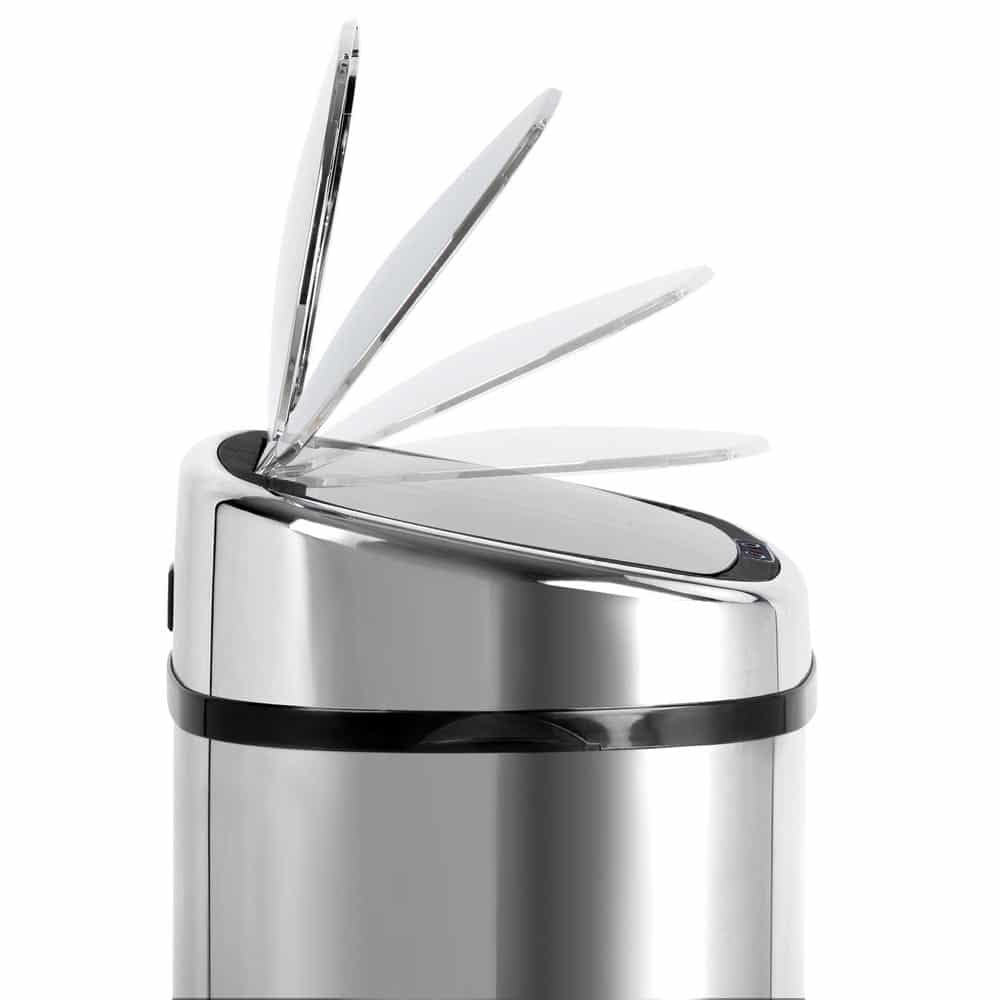 68L Stainless Steel Motion Sensor Rubbish Bin - Image 5