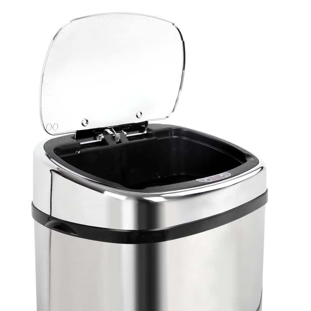 68L Stainless Steel Motion Sensor Rubbish Bin - Image 6